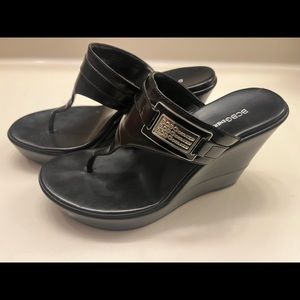 BCBGeneration Thong Wedge Sandals